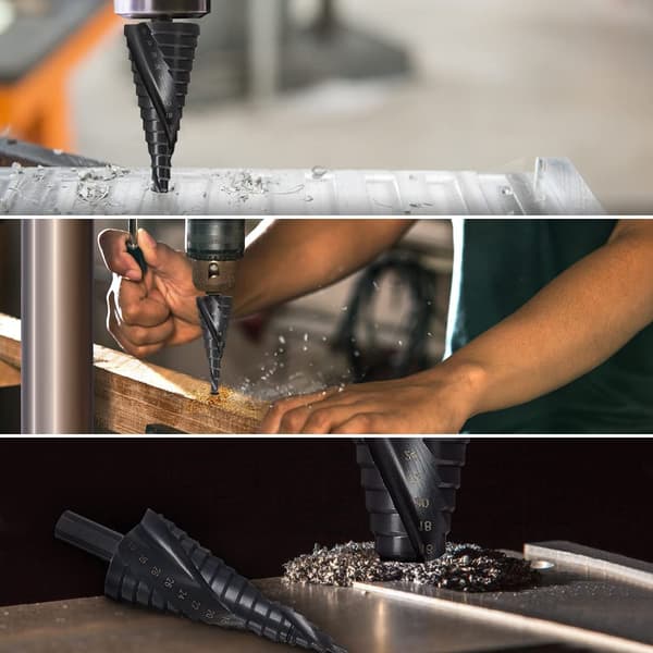 4-12/20/32mm Stegborr, HSS Rostfritt Stål Countersink Dril