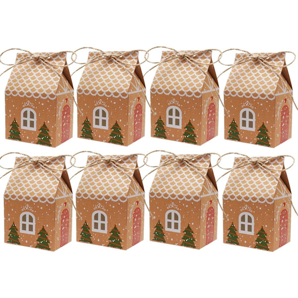 20 stk Julegaveæsker, (7 x 5 x 10,5 cm) Julepynt DXGHC