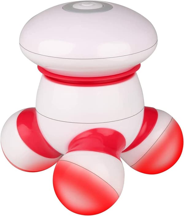 Mini Vibrerande Handhållen Massageapparat med LED-Ljus, Perfekt för Handen