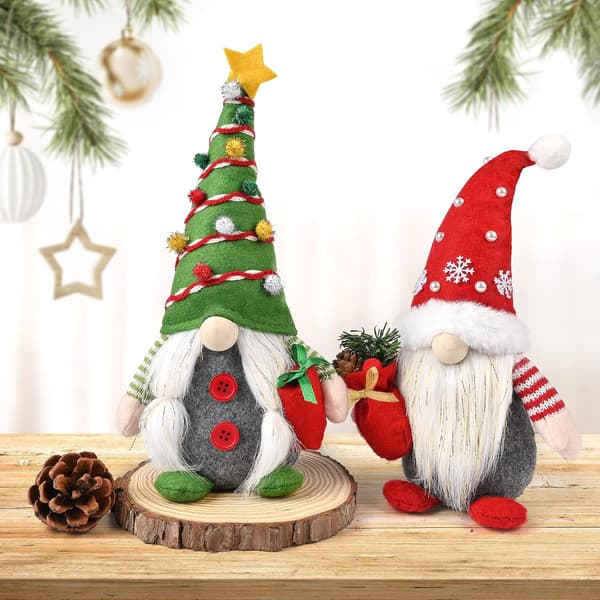 2 st jultomtar Dekorationer, Handgjorda Svenska Tomte Jul G
