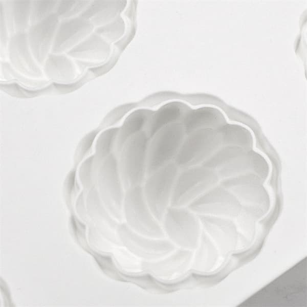 Mousse kageform 6 med Santa Ana blomster silikoneform DIY cho