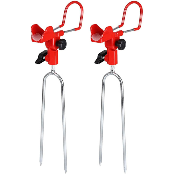 2-pakks Universal Fiske Stang Holder for Fiske fra Land og Strand