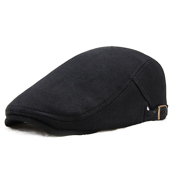 Mænds bomuldshat, koreansk version, let plade, ensfarvet pai