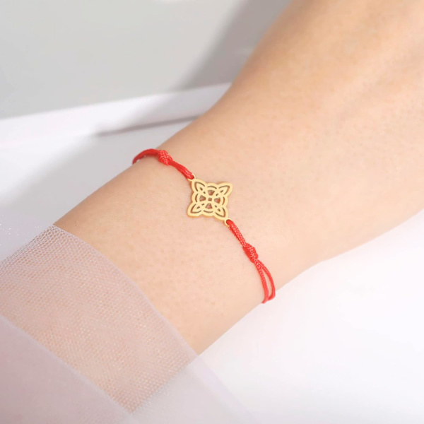 Hexe-Knut Armband Häxkonst Hänge Amulet Irländsk Keltisk Knut