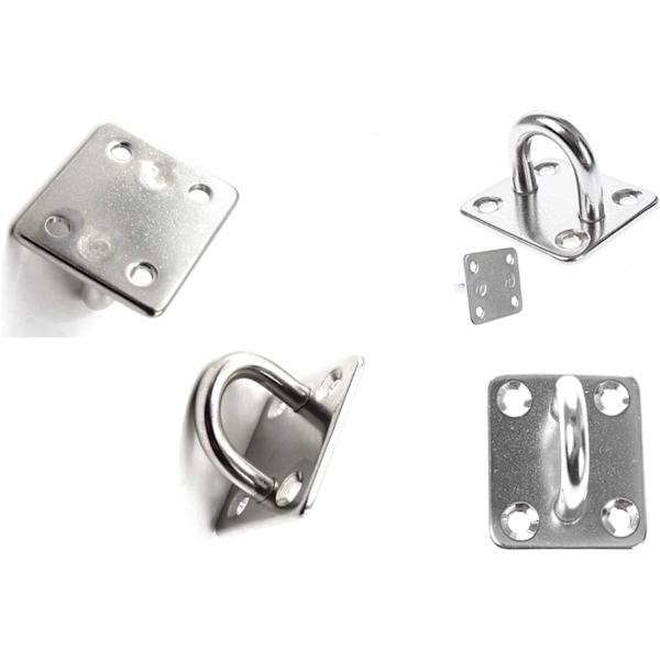 Øjeplader i rustfrit stål, Heavy Duty Solsejl Hardware Kit