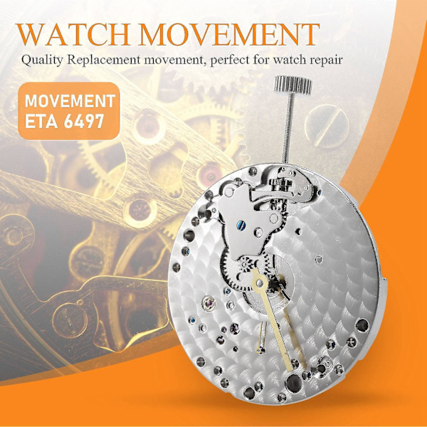 Mekanisk handlindning 6497 St36 Watch Movement P29 44mm Sta DXGHC