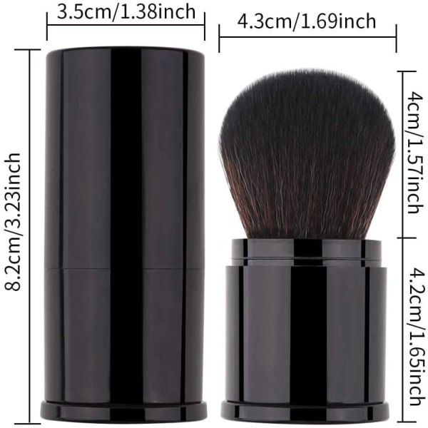 Retrakterbar Kabuki Foundation Makeup Brush DXGHC