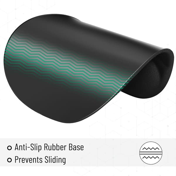 Musematte med håndleddstøtte, ergonomisk pute, gel-støtte for spill