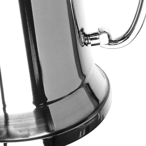 Ølkopp i rustfritt stål, dobbel cocktailglass, europeisk flamme c