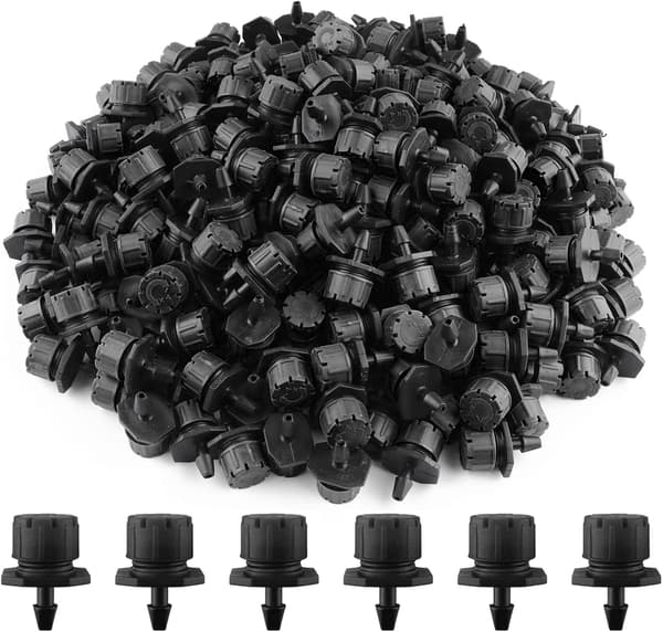 100 st Justerbara Bevattningsdroppar, 1/4'' Droppbevattning S DXGHC