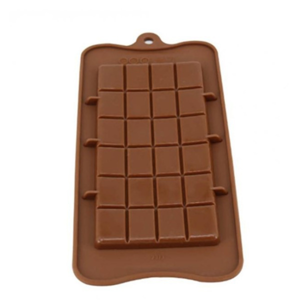 24 stk. DIY Chokoladechipsform, vafler, budding, bageværktøj kage