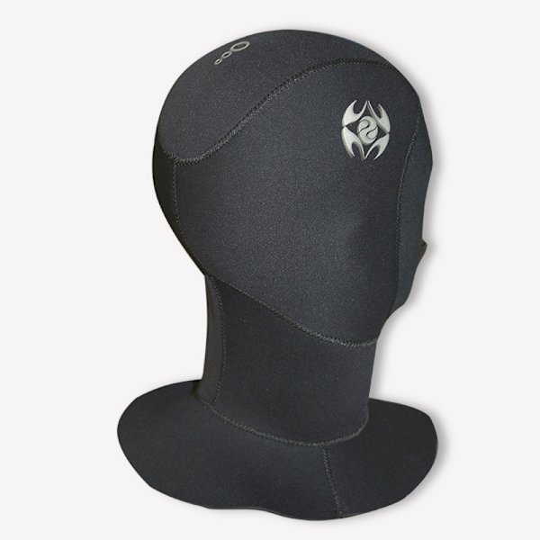 3mm Neopren Dykkerhue Med Skulder Vandtæt Dragt Hue Snorkel