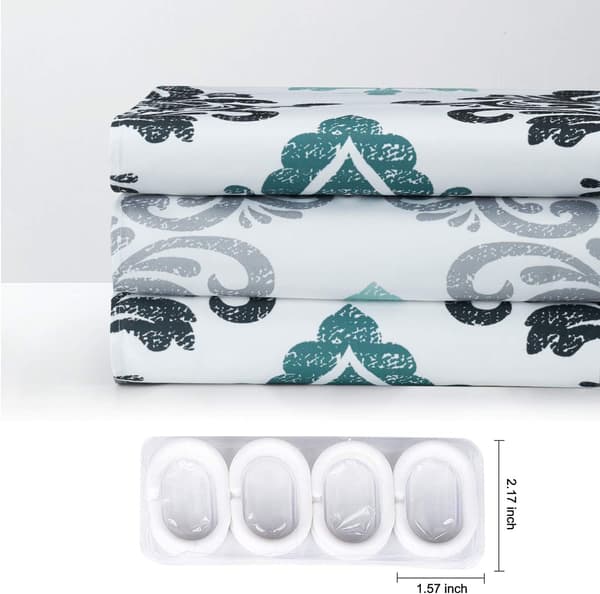 Suihkuverho kylpyhuoneeseen 12 koukulla, polyesterikankaasta Machi