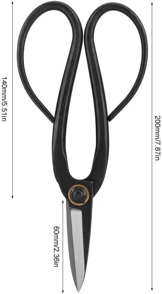 Bonsai Saks - Rustfrit Stål, Beskæringssaks Knopper Blade Gard