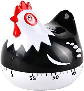 Mekanisk 60 Minuters Köktimer med Hög Alarm och Mini Manuell
