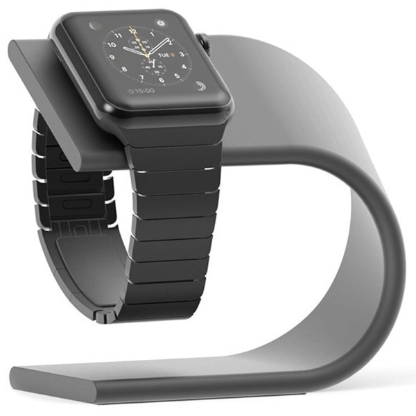 1 paket för Apple Watch Stand Aluminiumlegering U-form skrivbord Wa