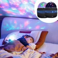 Stjerneprojektor Natlys, LED Galaxy Projektorlampe