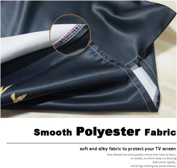 TV-skydd 50-52 tum, dammskydd i polyester för TV-skärm C