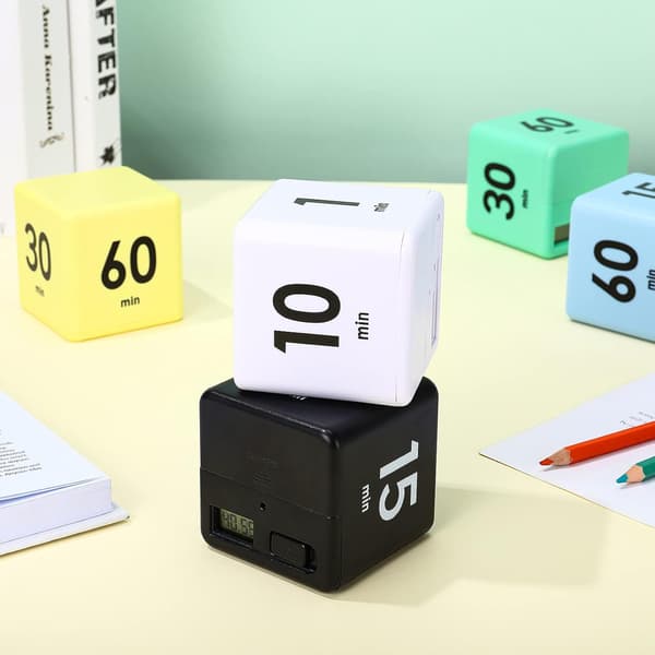 2 Styks Terning Timere Tyngdekraftssensor Flip Timer Børnetimer Træning