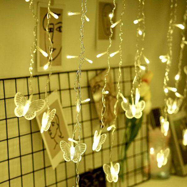 4m Perhonen Jääliuska Verhovalo Jouluvalo String Net R