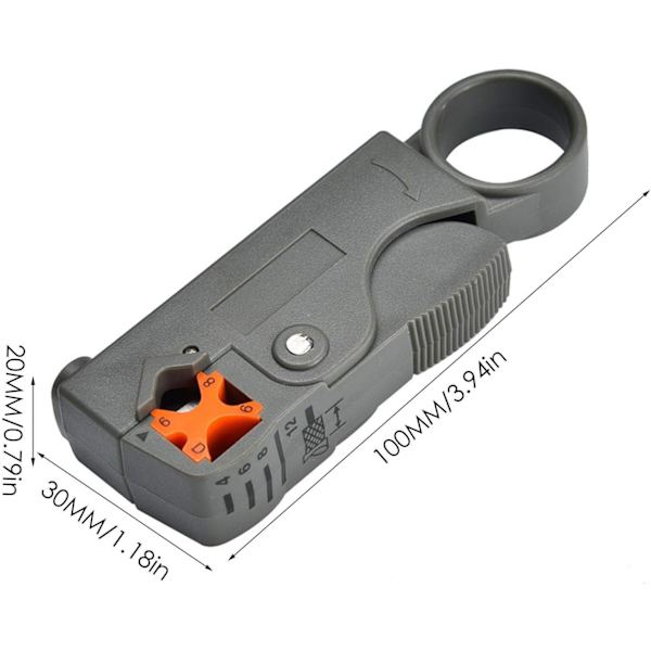 Strippingverktøy for koaksiale og datakabler, Wire Stripper for Str