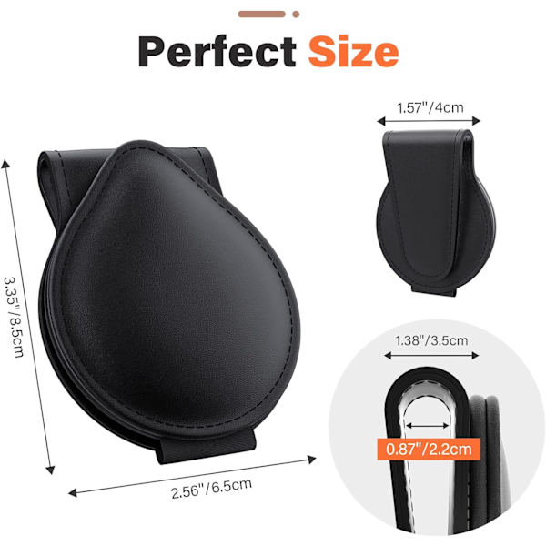 2 Pak Solbril Klips Solskærm Solbril Klips Montering Holder
