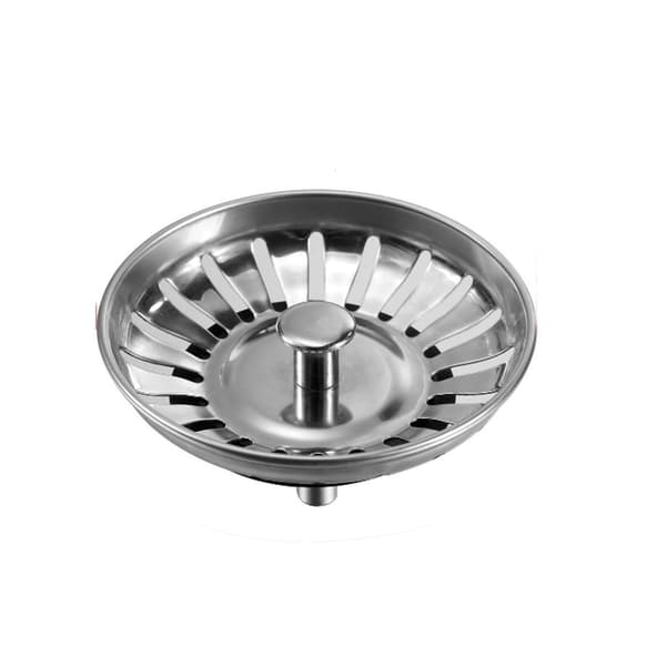 2 Nye Kjøkkenvask Sil Strainer Stopper Deksel Rustfritt Stål Bad