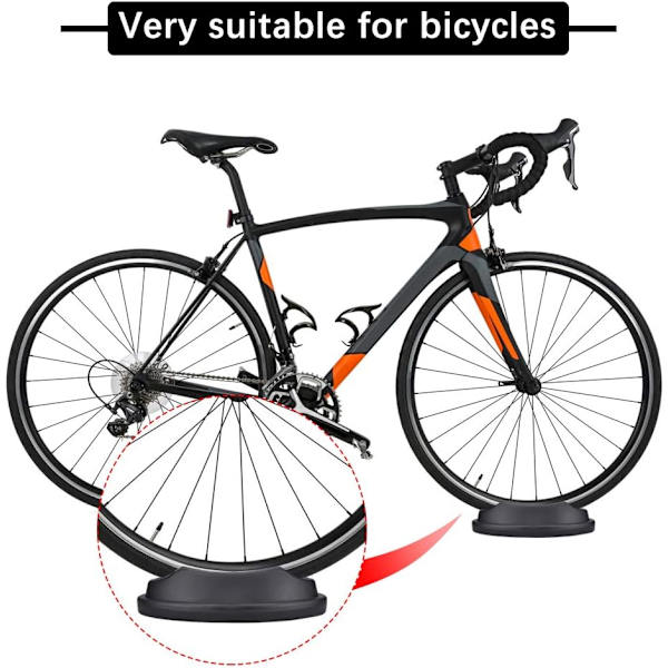 2 stk. Plastik Cykel Forhjul Stativ Anti-Slip Bike Forhjul
