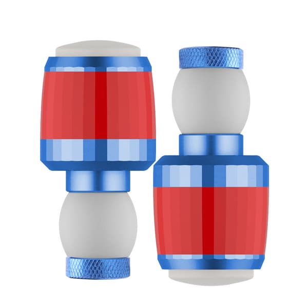 (Blå) 2 stk LED Sykkelblinklys, Aluminium Legering Blinklys