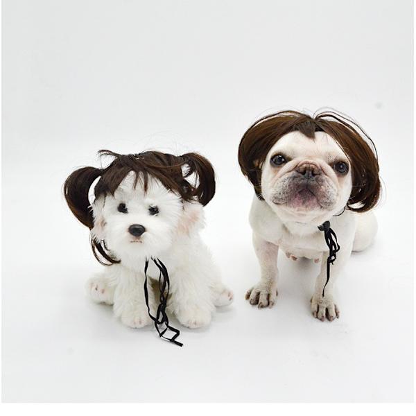 Rolig Hund Cosplay Peruk, Huvudbonad Kläder Leksak, Husdjursdräkter, Katt Dräkt