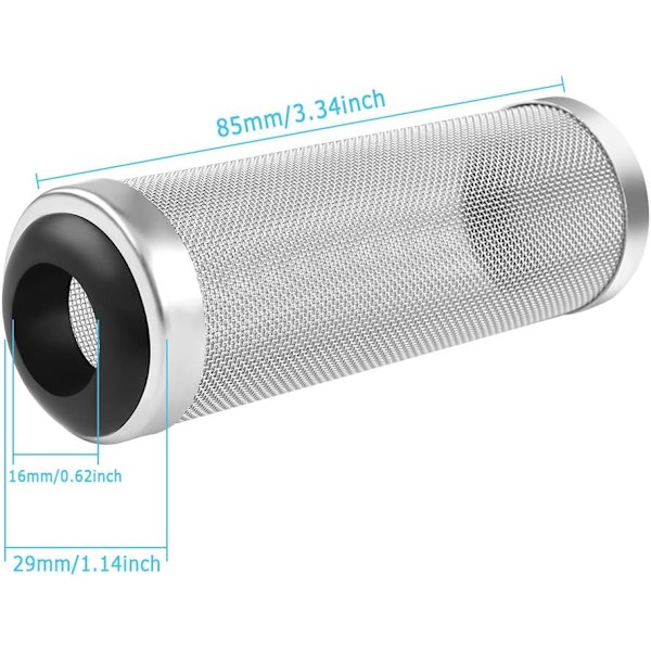 4 stk. 16mm Akvarium Filterbeskyttelse, Akvarium Netfilter Pro DXGHC