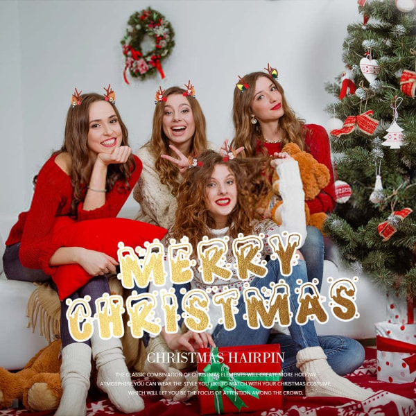 Julehat juletræ hårnålefest cosplay hårnåle damer