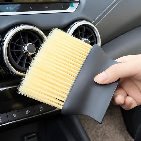 Bilsolblændingsrensningsbørste til aircondition-udluftning - støvfjernelse