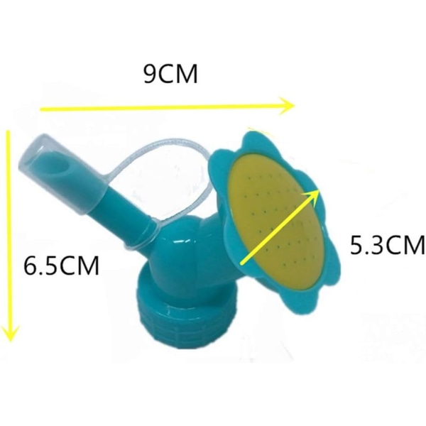 2-in-1 Kastelupullon korkki 2 kpl, Kasteluvaasi Kettle Shower Hea