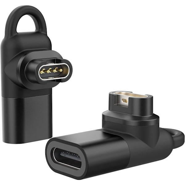 USB-C till Garmin-adapter 2-pack, 90 graders typ C laddningskabel Co
