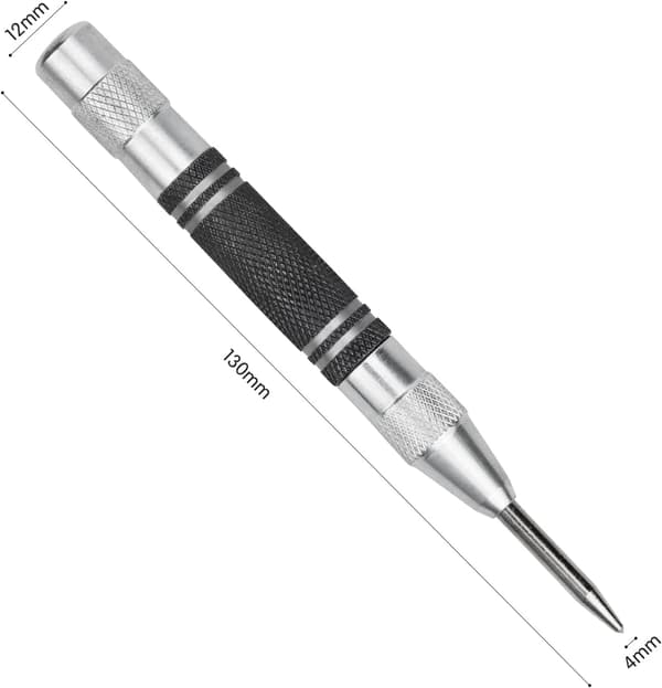2 stk Senterstans 130mm Automatisk Senterstans Fjær