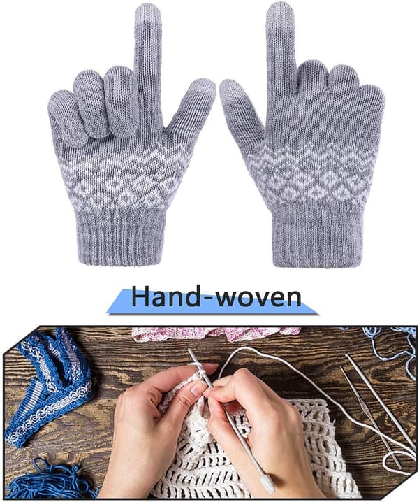 Vinterhandsker, Vinterhandsker Varme Touchscreen Anti-Slip Super Bløde