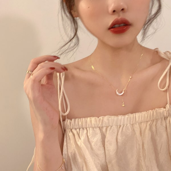 Xingyue halsband kvinnligt ljus lyx nisch design halsband high-e