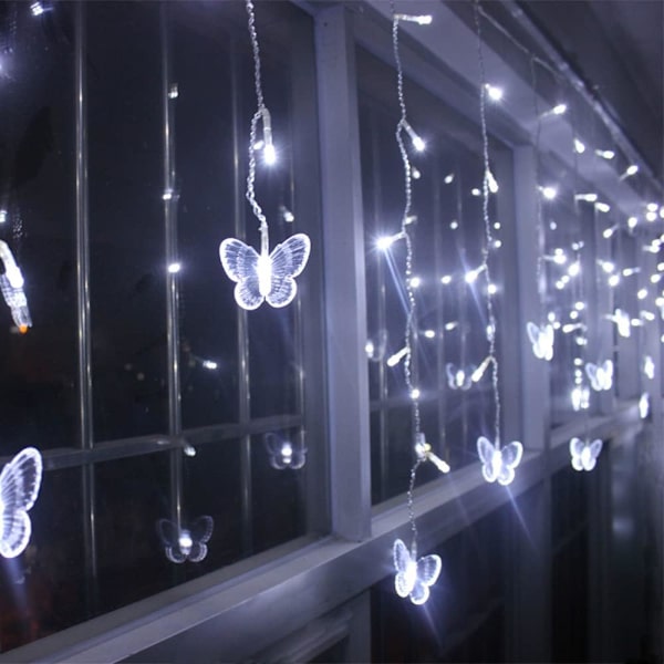 5 metriä 216 valoa perhonen 220V euroliitin LED-perhonen