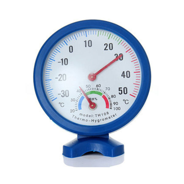 Pegehygrometer -30 til 50 grader Hjemmetermometer 3 farver