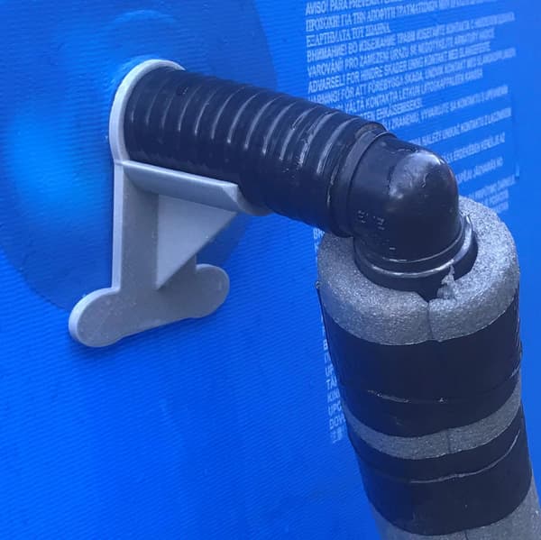 2 uima-allasletkunpidikettä? : Harmaa - tukee 30-37 mm putkea