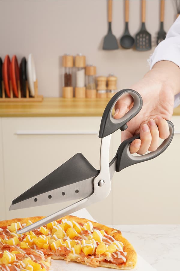 Pizzaskjærer Pizzakutter Pizzakutter med pizzaspade Schnei