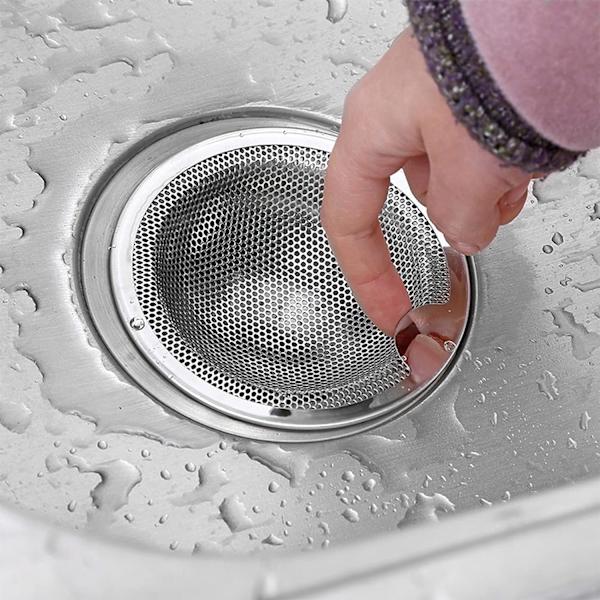Rostfritt Stål Diskhon Sil Set med Två Stycken (7,6 CM)