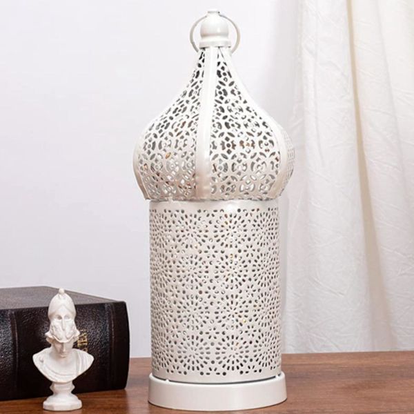 Hållig Retro Lykta Marockansk Boho Atmosfärslampa Kompatibel Wi