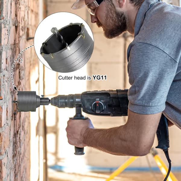 68mm Hulsav til Mursten Hulsav Beton Hulsav Kernebor med Adapter