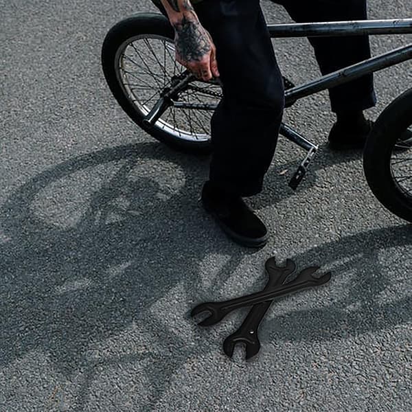 2 stk. Cykel Kegle Nøgle, Nav Nøgle, Kulstofstål Kegle Nøgle, 1