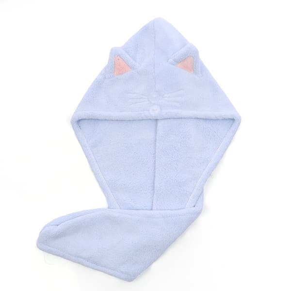 4 korallfleece tørre hatter for kvinner, god vannabsorpsjon, s