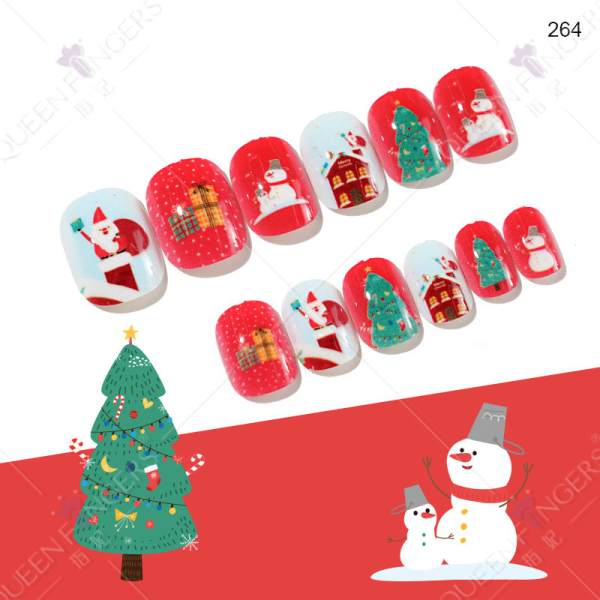 Jul barnnagellack 4 lådor bärbar nagellacksfena