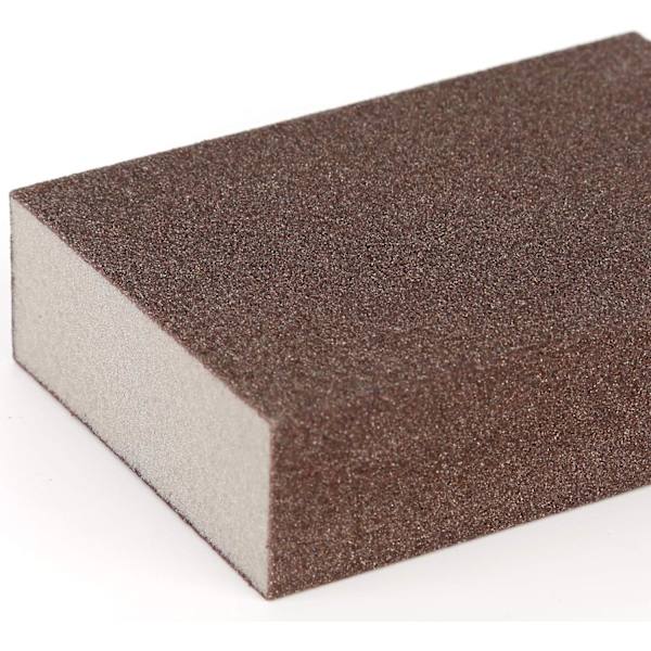 Sett med 4 slipesvamper/blokker for våt og tørr overflatesliping
