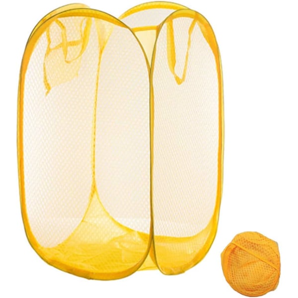 Foldbar Mesh Vaskeromskurv for Soverom, Barnerom, Studentbolig